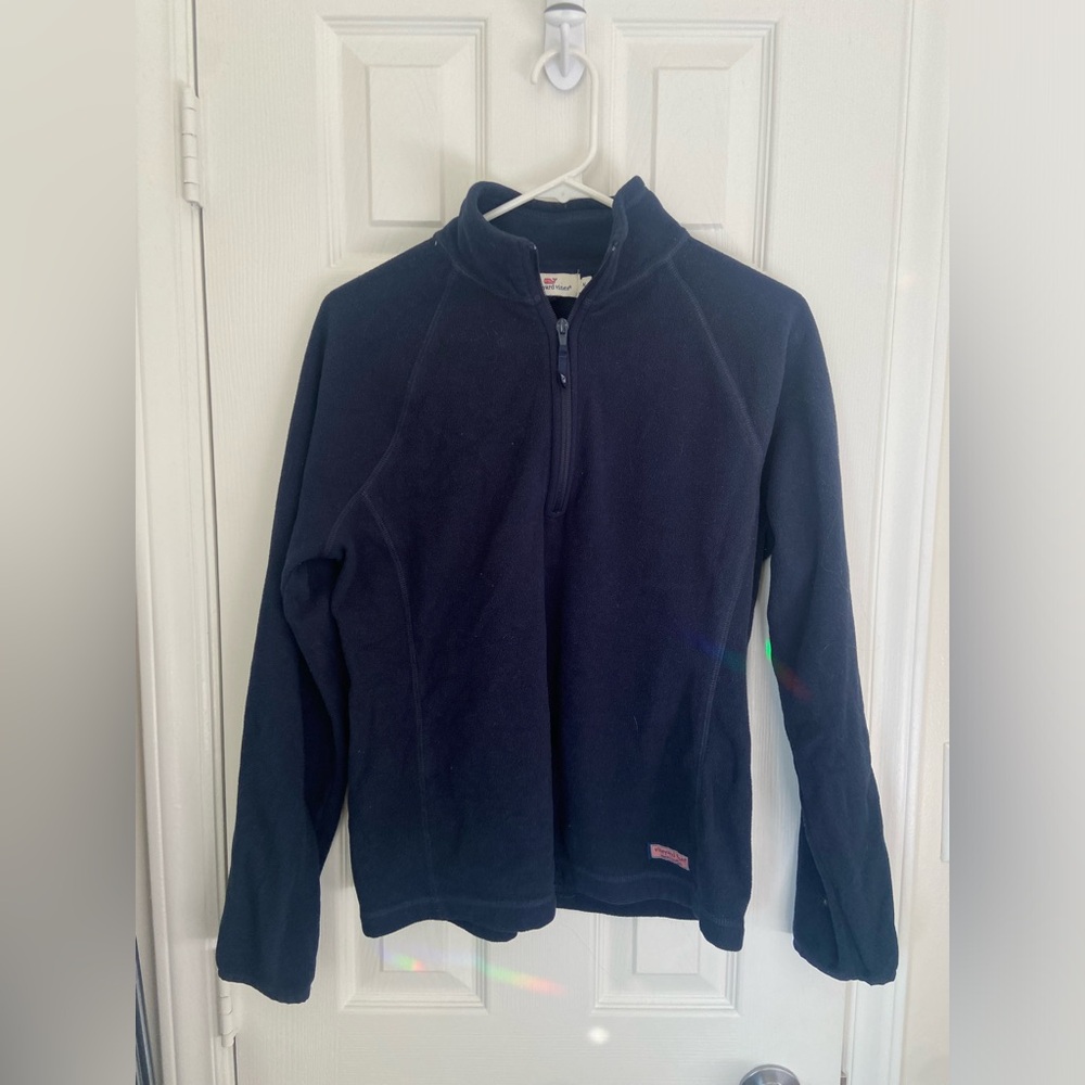 Vineyard Vines Navy Half Zip